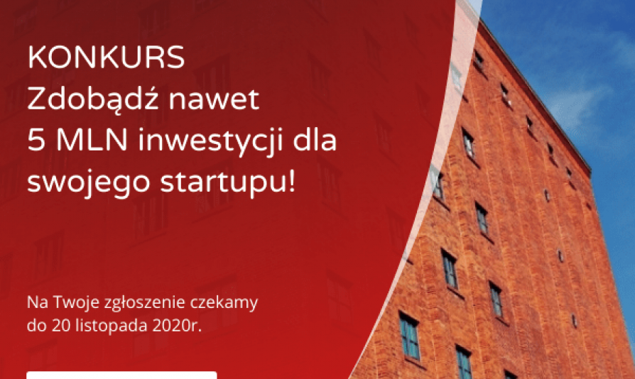 Grafika przedstawia zachetę do startu w konkursie