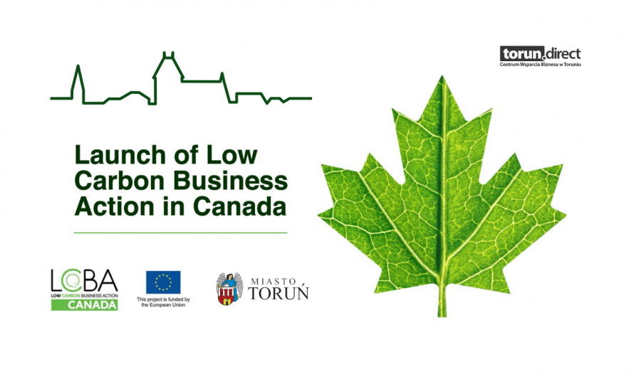 Grafika dotycząca programu Low Carbon Business Action in Canada