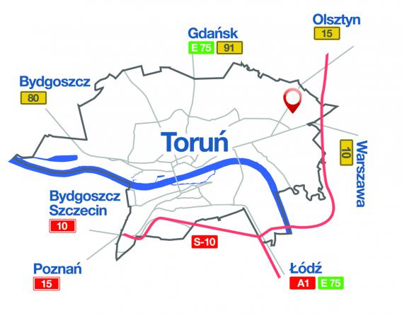 Toruń – Wschód znacznik